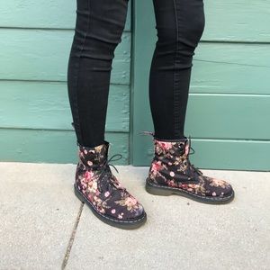 Doc Marten Floral Boots